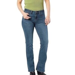 DENIZEN Levi's Women's Mid Rise Bootcut Jeans Light Wash Size 16M